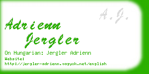 adrienn jergler business card